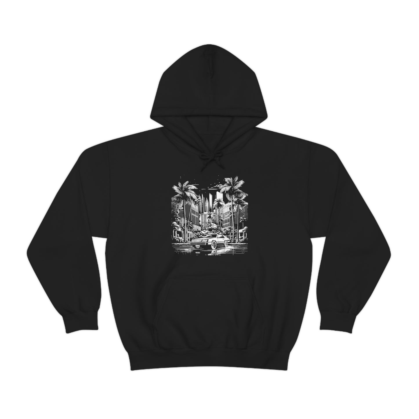 Black and White Unisex Hoodie